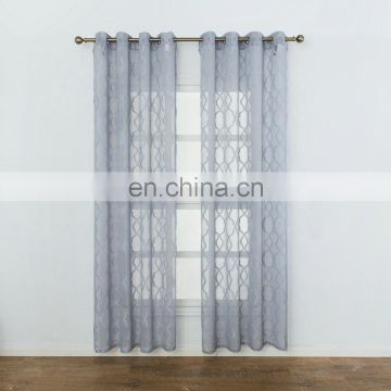 cheapest plain thin curtain voile made in china