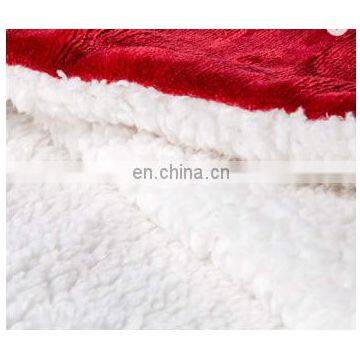 100% Polyester Sherpa Flannel Blanket Two Sides Brushed Cozy Fleece Throw photo-3