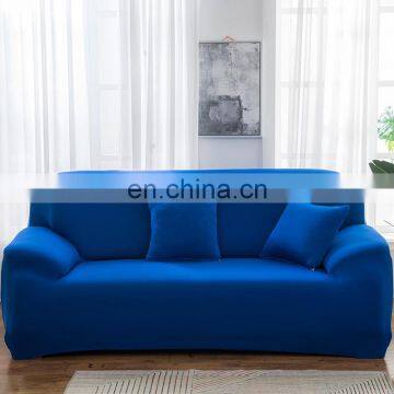 High Quality 100% Polyester Spandex Stretch Couch Cover Loveseat Sofa Towel Furniture Cover Solid Slipcover Stretch
