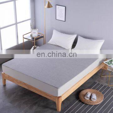 Cotton Fitted Sheet Waterproof Mattress Protector Queen Size Mattress Cover Anti-Wrinkle Fade Resistant Mattress Encasement Elas photo-2