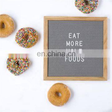 2018 New Arrival Hot Sell Felt Board Letters With Plastics Letters Felt Notice Board for Decoration photo-2