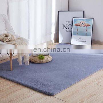 Rabbit Fur Floor Shaggy Rug Carpet For Home photo-6