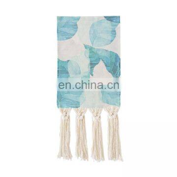 2018 New Design Cotton Printing Wall Hanging Artistic Tapestry With Tassels photo-4