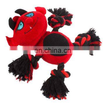 2018 New Design of Wholesale Halloween Cotton Rope Pet Plush Dog Toys photo-3