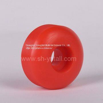 pu Wheels for Skate Board 52*30 Red Polyurethane Wheels for Skateboard Red pu Pulley for Skateboard photo-3