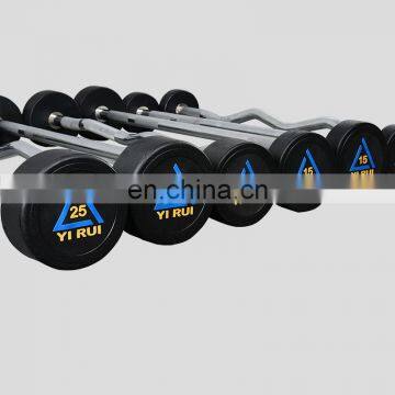 High Quality Gym Equipment Free Weight Barbell Rod Fixed Barbell Set photo-3