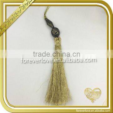 bead cap tassel With Chinese knot for DIY jewelry,mised color FT-031