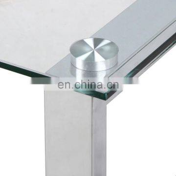 custom cut round smooth surface unbreakable tempered glass dining table top prices for sale