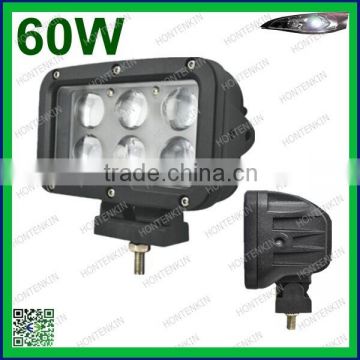 60W energy saving LED work light for off road,suv,atv,4wd,truck