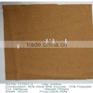 Woolen fabric stock