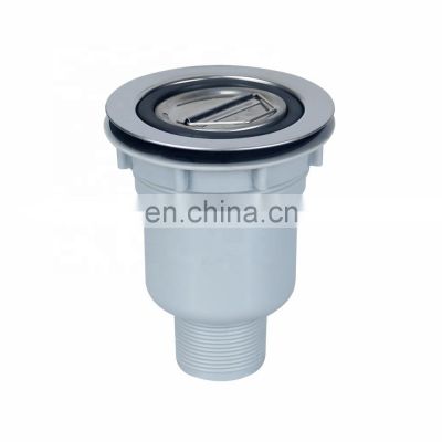 Down Click Clack Pop Up Bottle Trap Screw Sink Made In China Brass Basin Waste Metal Shower Drain