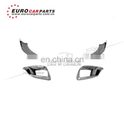 2019 S class w222 S63 S65 carbon finber front lip for w222 S63 S65 to B style carbon finber front spoiler