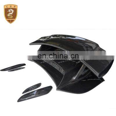 Full Real Carbon Fiber Car Rear Trunk Spoiler Wing Rear Spoiler Suitable For Porsche 911-991 GT Wing Spoilers Car Body Parts photo-5