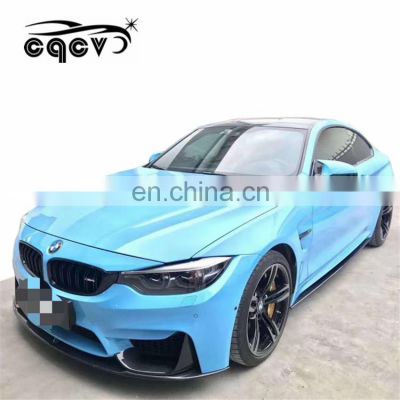 Beautiful CQCV style body kit suitable for BMW M3 M4 carbon fiber front lip rear lip side skirts wing spoiler auto tuning parts