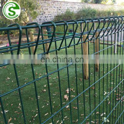 Anti rust powder coated welded wire BRC fencing design metal safety children playground fence