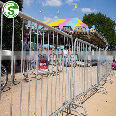 Pedestrian galvanized queue barrier metal crowd control barrier price