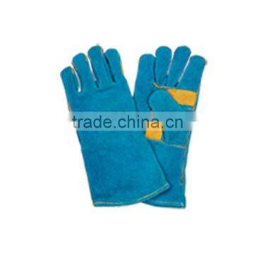 14"/16" Long Length High Quality Anti-cutting Leather Welding Gloves Manufacture LG034 photo-3
