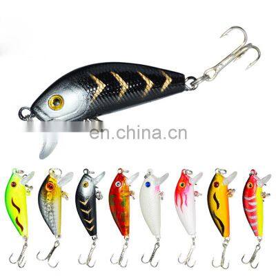 wholesale hard lure 50mm 4.2g Floating long Tongue Fishing Crankbait for freshwater saltwater fishing