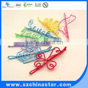 Colorful shape hairpin metal make in Shenzhen stargood