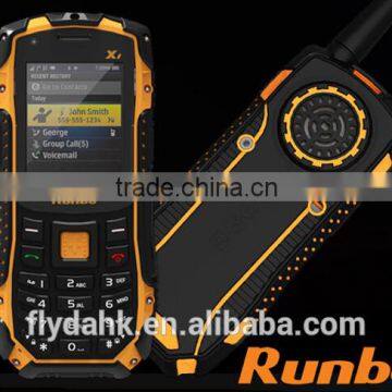 Runbo X1 IP67 waterprrof mobile phone with walkie talkie