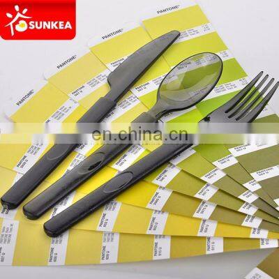 Picnic plastic cutlery set spoon fork and knife