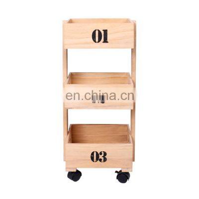 K&B cheap wholesale new wood modern and elegant drinks trolley vintage