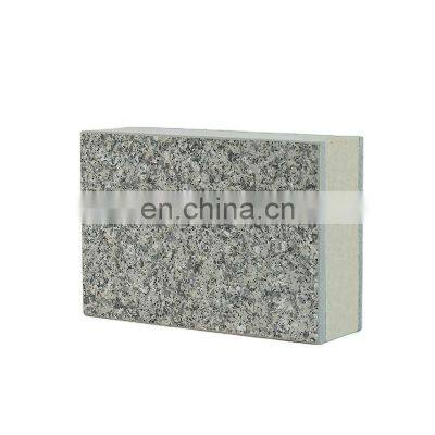 High Quality Exterior And Interior 16Mm Cement Board Polyurethane Decorative Fire Proof Frp Foam Pu Sandwich Panel