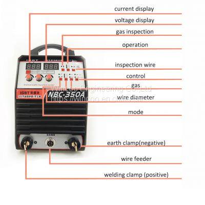 New IGBT Module Digital CO2 NBC MIG 500A Separate Wire Feeder MIG Welder Welding Machine NBC 350 photo-2