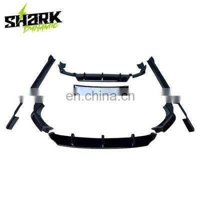 100% match without any gaps For BMW G06 X6 Black Knight Aero Kit Front Lip Rear Diffuser Side Skirts Body Kit 2019+