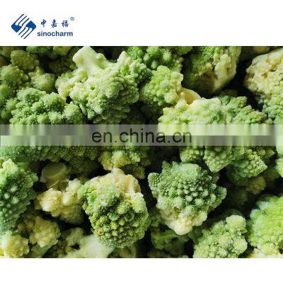 Sinocharm BRC A approved IQF Romanesco floret Frozen Romanesco