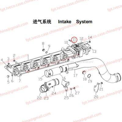 MAN D0836 Intake heating system 08902-0204