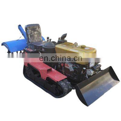 40hp walking tractor rototillers cultivators rotary micro mini crawler tiller machine agricultural diesel tiller for sale