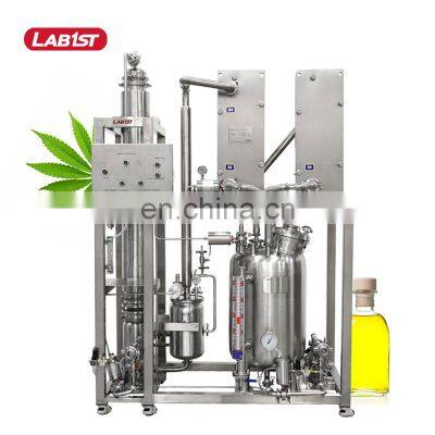 Price 20 Gallon 5l 100l 200l 500l Stainless Steel Single Effect Industrial Ethanol Vacuum Falling Film Evaporator System