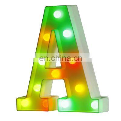 Drop Shipping Led channel letter logo sign large marquee numbers alphabet  Custom LED marquee light up letter Signs wall decor