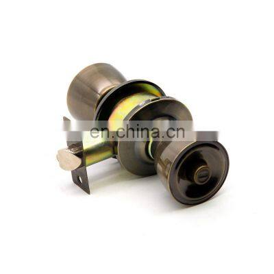 Hot sale combo lock set style entry round knob lock and keyed alike single cylinder deadbolt lock