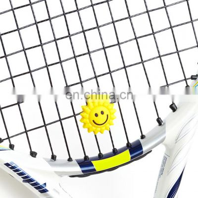 custom logo 2d 3d available custom tennis racket vibration dampener