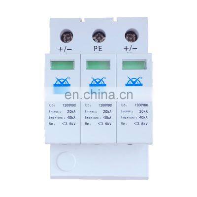 OEM 20ka 2P/3P/4P dc power spd 1000V surge protective device for surge protection