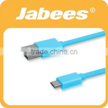 Jabees new arrival high quality flat cable USB mobile fast charging cable