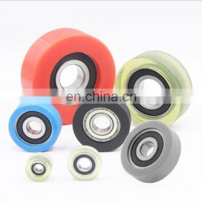 PU69620-5 urethane coated bearing 6*20*5mm PU bearing 696-2RS