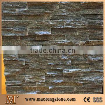 Black Slate Wall Cladding, Ledge Stone, Stacked Stone Venner