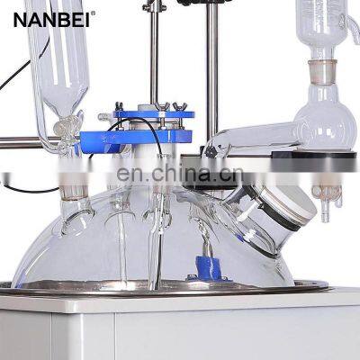Chinese Laboratory Distillation Extraction Electric Stirring Single Layer Chemical Glass Reactor photo-4