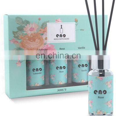 Private Label fragrance oil diffuser 50ml portable aromatherapy travel luxury Reed Diffuser Gift Sets