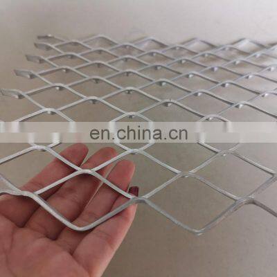 Powder coated aluminum expanded metal mesh