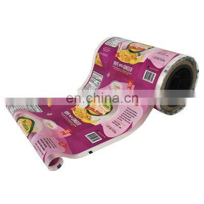 Plastic Custom Printed Banana Chips Sachet Automatic Food Grade Snack Packaging Roll Film 65g Plantain Chips Packaging Pouches photo-5