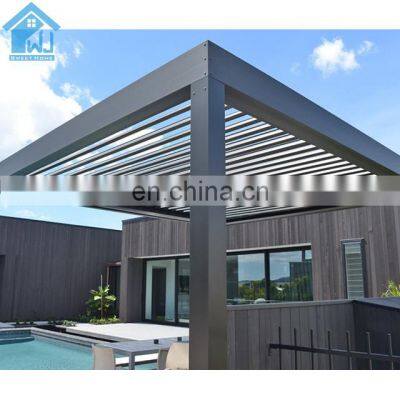 porch motorized aluminum patio automatic louvre roof