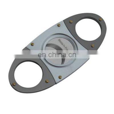 cheap wholesale  custom logo stainless steel  cigar cutter