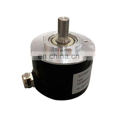 S38 series solid shaft DC 24V incremental rotary encoder 1000 ppr optical rotary encoder