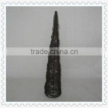 small decorative archaized color tree wire basket