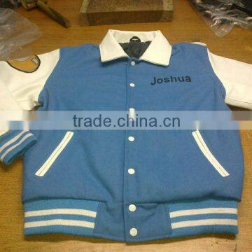 Custom Varsity Jackets with collar up design