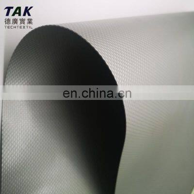 2000d Waterproof Two Side Lacquer Pvc Panama Coated Fabric 900gsm Silver Pvc Tarpaulin for Truck photo-3